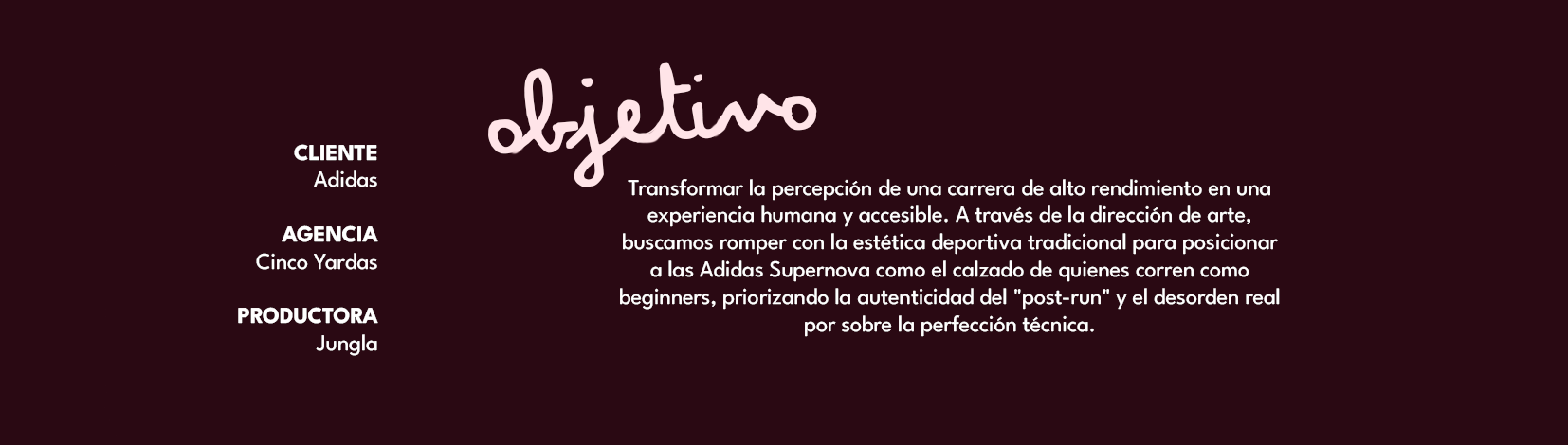 Objetivo Adidas Supernova
