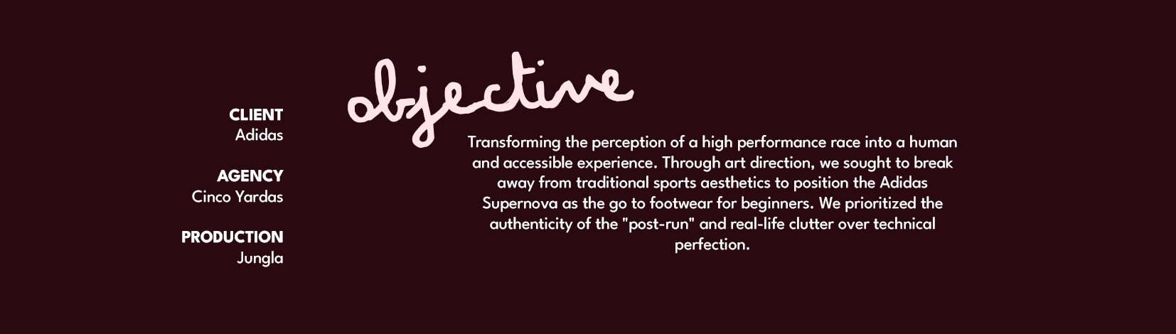 Objetivo Adidas Supernova